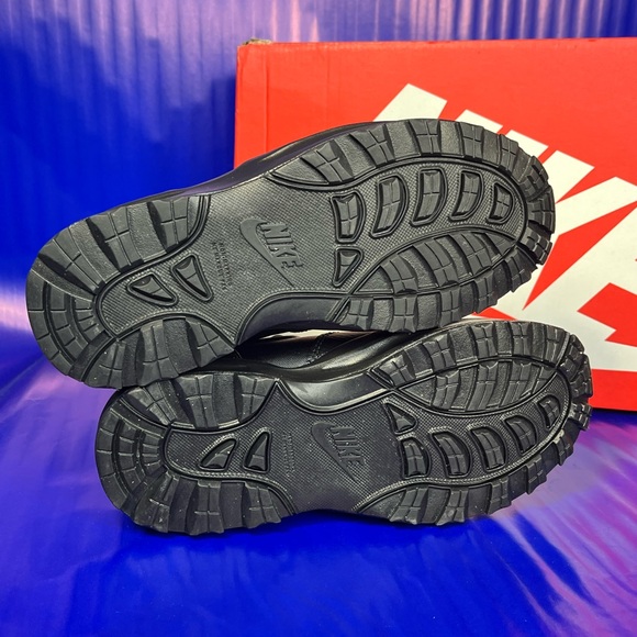 🆕 Nike Manoa Boot LTR Youth Size 4Y Women’s Size 5.5 Triple Black Fast Shipping - Picture 4 of 7